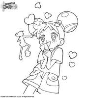 coloriage magical doremi amoureuse